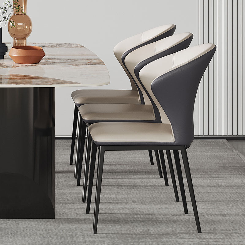 Industrial Style Metal Chairs Set Kitchen Dining Wingback Side Chair (Set of 2) Clearhalo ' kitchen&dining_furn' 'Dining Chairs' 'Dining Tables & Seating' 'dining_chair' 'furn' 'furn_dining_chair' 'Furniture' 'furniture_dining_chair' 'Kitchen & Dining Furniture' 'kitchen' 4260424