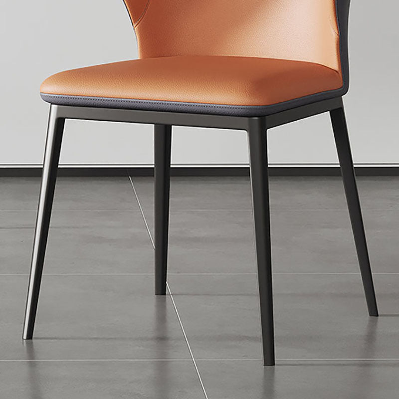 Industrial Style Metal Chairs Set Kitchen Dining Wingback Side Chair (Set of 2) Clearhalo ' kitchen&dining_furn' 'Dining Chairs' 'Dining Tables & Seating' 'dining_chair' 'furn' 'furn_dining_chair' 'Furniture' 'furniture_dining_chair' 'Kitchen & Dining Furniture' 'kitchen' 4260430