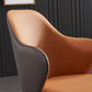 Minimalist Style Leather Dining Chair Solid Back Arm Upholstered Single Chair Clearhalo ' kitchen&dining_furn' 'Dining Chairs' 'Dining Tables & Seating' 'dining_chair' 'furn' 'furn_dining_chair' 'Furniture' 'furniture_dining_chair' 'Kitchen & Dining Furniture' 'kitchen' 4260454