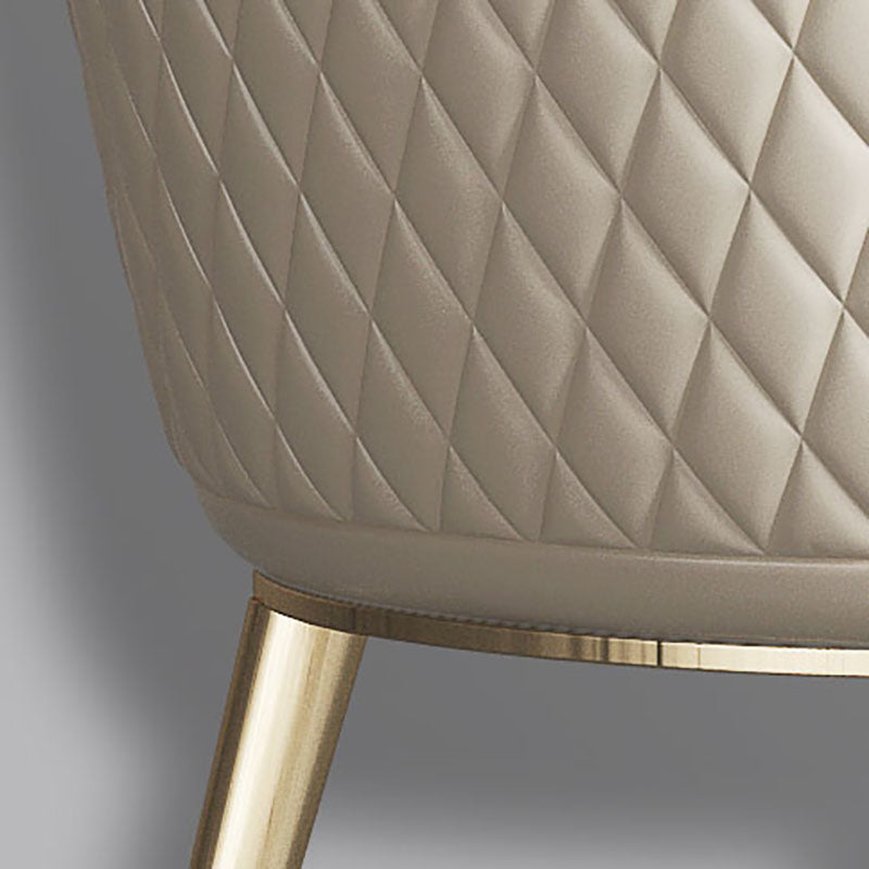 Scandinavian Style Metal Dining Chair Dining Room Armless Solid Back Chair (Set of 2) Clearhalo ' kitchen&dining_furn' 'Dining Chairs' 'Dining Tables & Seating' 'dining_chair' 'furn' 'furn_dining_chair' 'Furniture' 'furniture_dining_chair' 'Kitchen & Dining Furniture' 'kitchen' 4260477