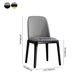 Industrial Leather Home Side Chair Parsons Armless Dining Chair (Set of 2) Clearhalo ' kitchen&dining_furn' 'Dining Chairs' 'Dining Tables & Seating' 'dining_chair' 'furn' 'furn_dining_chair' 'Furniture' 'furniture_dining_chair' 'Kitchen & Dining Furniture' 'kitchen' 4260510