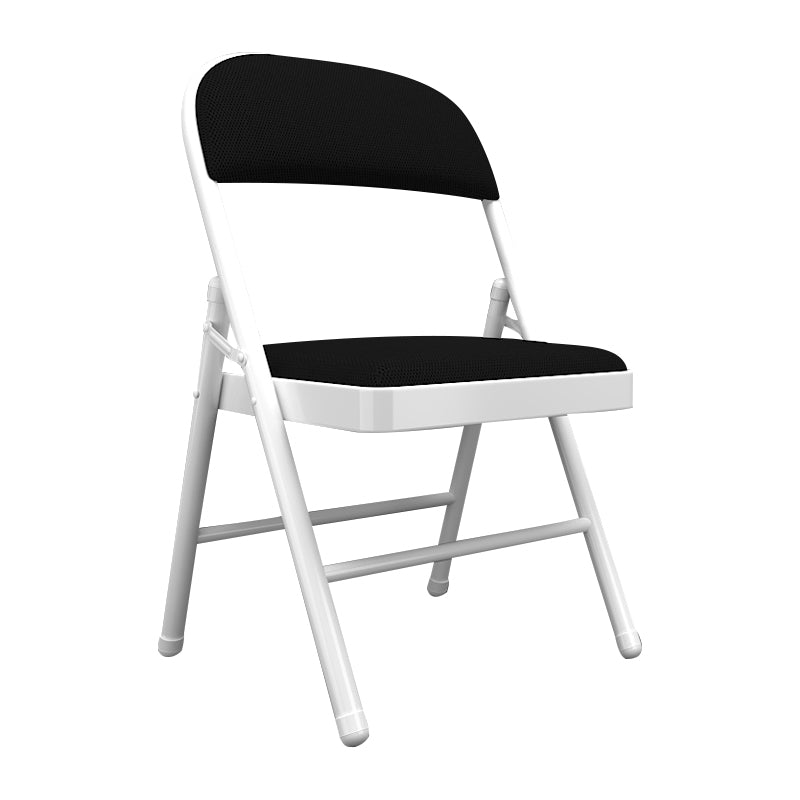 Contemporary Dining Chairs Armless Folding Side Chairs with Metal Legs for Kitchen Black 1 Piece Clearhalo ' kitchen&dining_furn' 'Dining Chairs' 'Dining Tables & Seating' 'dining_chair' 'furn' 'furn_dining_chair' 'Furniture' 'furniture_dining_chair' 'Kitchen & Dining Furniture' 'kitchen' 4260649