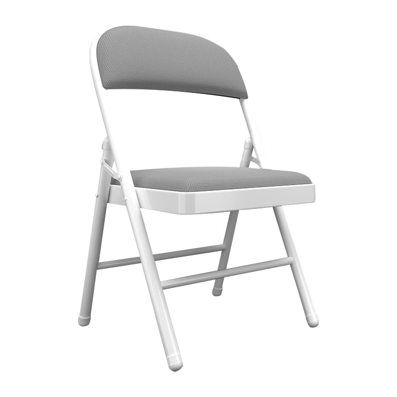 Contemporary Dining Chairs Armless Folding Side Chairs with Metal Legs for Kitchen Grey 1 Piece Clearhalo ' kitchen&dining_furn' 'Dining Chairs' 'Dining Tables & Seating' 'dining_chair' 'furn' 'furn_dining_chair' 'Furniture' 'furniture_dining_chair' 'Kitchen & Dining Furniture' 'kitchen' 4260652