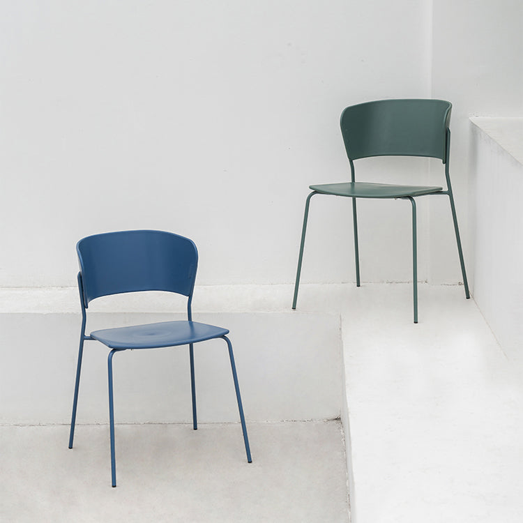 Contemporary Dining Chairs Armless Side Chairs with Metal Legs for Kitchen Clearhalo ' kitchen&dining_furn' 'Dining Chairs' 'Dining Tables & Seating' 'dining_chair' 'furn' 'furn_dining_chair' 'Furniture' 'furniture_dining_chair' 'Kitchen & Dining Furniture' 'kitchen' 4260673