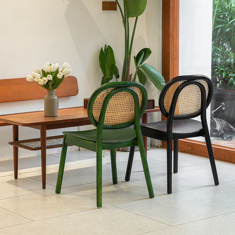 Traditional Dining Armless Chair Open Back Side Chair with Wooden Legs Clearhalo ' kitchen&dining_furn' 'Dining Chairs' 'Dining Tables & Seating' 'dining_chair' 'furn' 'furn_dining_chair' 'Furniture' 'furniture_dining_chair' 'Kitchen & Dining Furniture' 'kitchen' 4260690