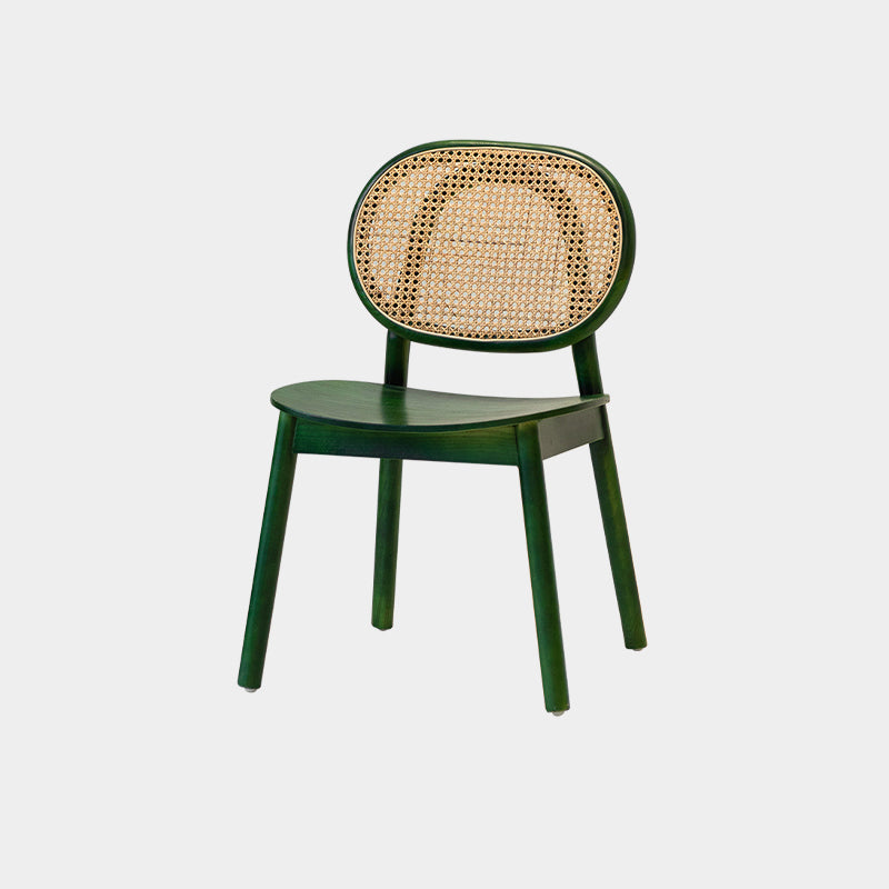 Traditional Dining Armless Chair Open Back Side Chair with Wooden Legs Blackish Green 1 Piece Clearhalo ' kitchen&dining_furn' 'Dining Chairs' 'Dining Tables & Seating' 'dining_chair' 'furn' 'furn_dining_chair' 'Furniture' 'furniture_dining_chair' 'Kitchen & Dining Furniture' 'kitchen' 4260692