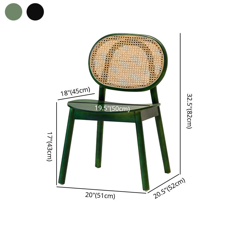 Traditional Dining Armless Chair Open Back Side Chair with Wooden Legs Clearhalo ' kitchen&dining_furn' 'Dining Chairs' 'Dining Tables & Seating' 'dining_chair' 'furn' 'furn_dining_chair' 'Furniture' 'furniture_dining_chair' 'Kitchen & Dining Furniture' 'kitchen' 4260703