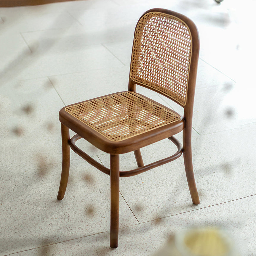 Traditional Dining Armless Chair Open Back Side Chairs with Wooden Legs Wood 1 Piece Clearhalo ' kitchen&dining_furn' 'Dining Chairs' 'Dining Tables & Seating' 'dining_chair' 'furn' 'furn_dining_chair' 'Furniture' 'furniture_dining_chair' 'Kitchen & Dining Furniture' 'kitchen' 4260708