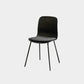Contemporary Dining Chair Armless Side Chairs with Metal Legs for Kitchen Black 1 Piece Clearhalo ' kitchen&dining_furn' 'Dining Chairs' 'Dining Tables & Seating' 'dining_chair' 'Furniture' 'furniture_dining_chair' 'Kitchen & Dining Furniture' 'kitchen' 4260722