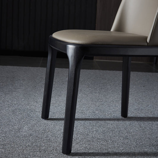 Contemporary Style Side Chairs Armless Parsons Chairs with Wooden Legs Clearhalo ' kitchen&dining_furn' 'Dining Chairs' 'Dining Tables & Seating' 'dining_chair' 'furn' 'furn_dining_chair' 'Furniture' 'furniture_dining_chair' 'Kitchen & Dining Furniture' 'kitchen' 4260790