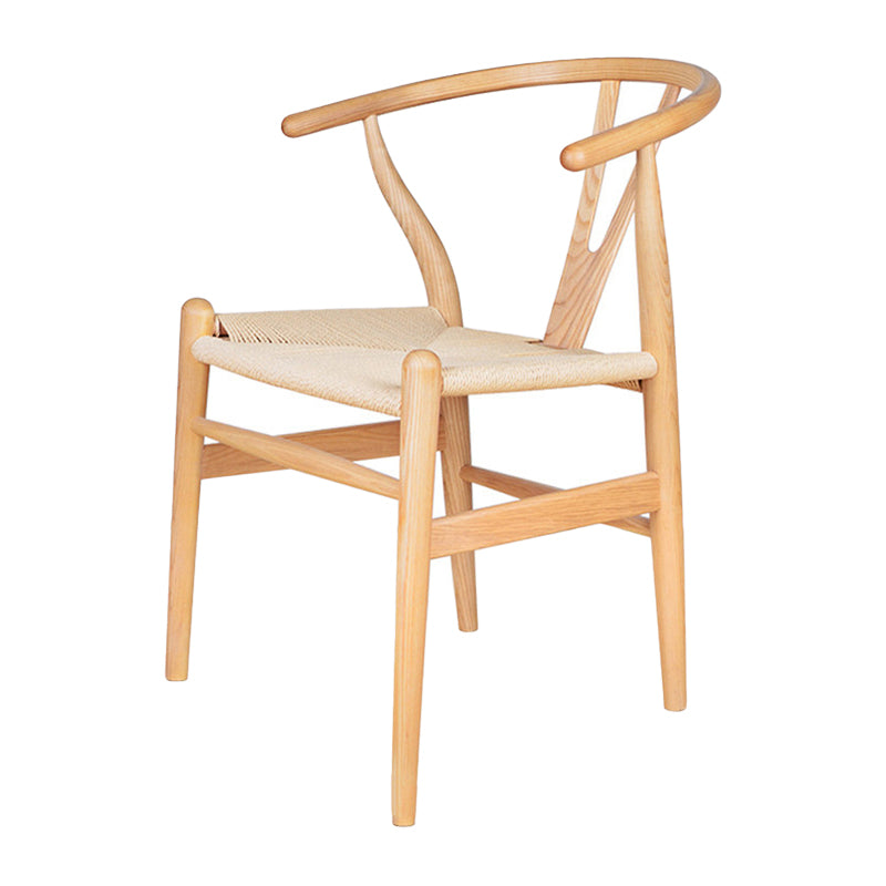 Modern Wood Dining Room Chair Armless Fork Bone Dining Chairs for Home Use Beige 1 Piece Clearhalo ' kitchen&dining_furn' 'Dining Chairs' 'Dining Tables & Seating' 'dining_chair' 'furn' 'furn_dining_chair' 'Furniture' 'furniture_dining_chair' 'Kitchen & Dining Furniture' 'kitchen' 4260814