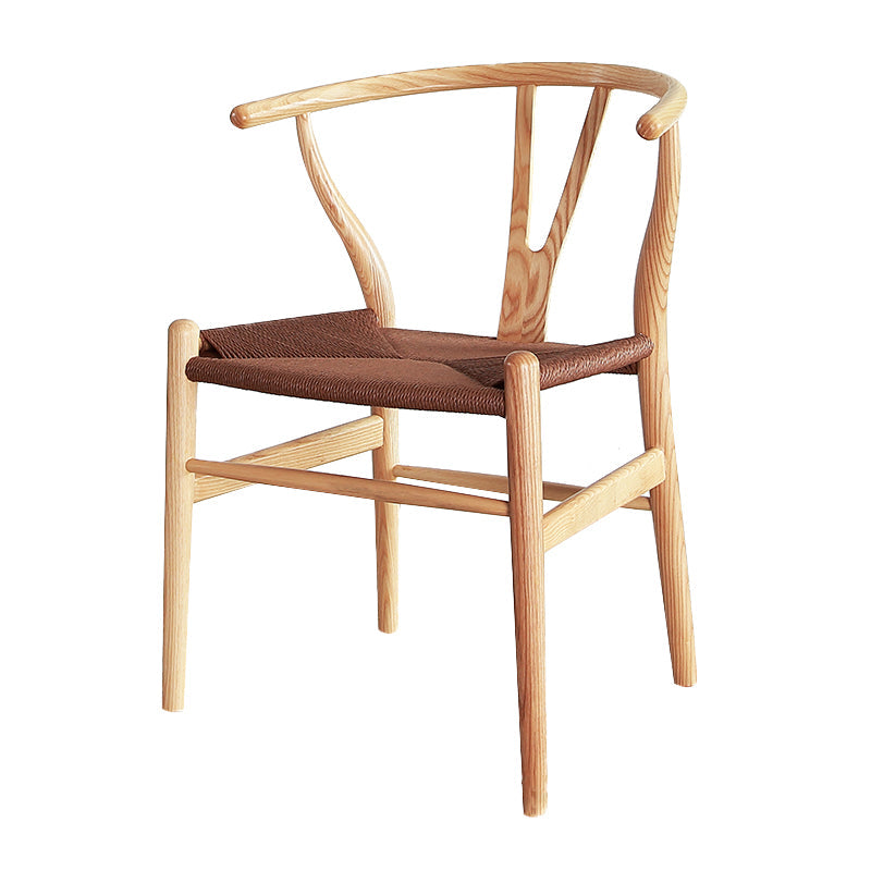 Modern Wood Dining Room Chair Armless Fork Bone Dining Chairs for Home Use Coffee 1 Piece Clearhalo ' kitchen&dining_furn' 'Dining Chairs' 'Dining Tables & Seating' 'dining_chair' 'furn' 'furn_dining_chair' 'Furniture' 'furniture_dining_chair' 'Kitchen & Dining Furniture' 'kitchen' 4260816