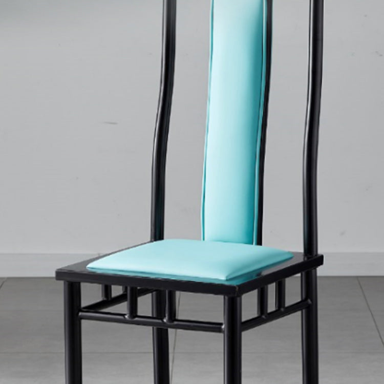 Modern Metal Dining Room Chair Slat Back Dining Chair for Restaurant Use Clearhalo ' kitchen&dining_furn' 'Dining Chairs' 'Dining Tables & Seating' 'dining_chair' 'furn' 'furn_dining_chair' 'Furniture' 'furniture_dining_chair' 'Kitchen & Dining Furniture' 'kitchen' 4260870