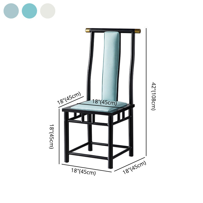 Modern Metal Dining Room Chair Slat Back Dining Chair for Restaurant Use Clearhalo ' kitchen&dining_furn' 'Dining Chairs' 'Dining Tables & Seating' 'dining_chair' 'furn' 'furn_dining_chair' 'Furniture' 'furniture_dining_chair' 'Kitchen & Dining Furniture' 'kitchen' 4260872