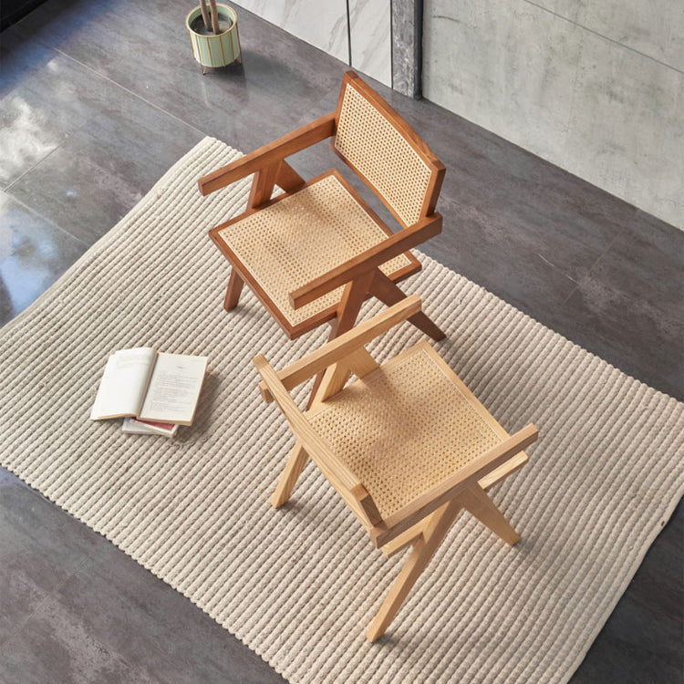 Traditional Wood Dining Arm Chair Rattan Dining Chairs for Restaurant Use Clearhalo ' kitchen&dining_furn' 'Dining Chairs' 'Dining Tables & Seating' 'dining_chair' 'furn' 'furn_dining_chair' 'Furniture' 'furniture_dining_chair' 'Kitchen & Dining Furniture' 'kitchen' 4260878