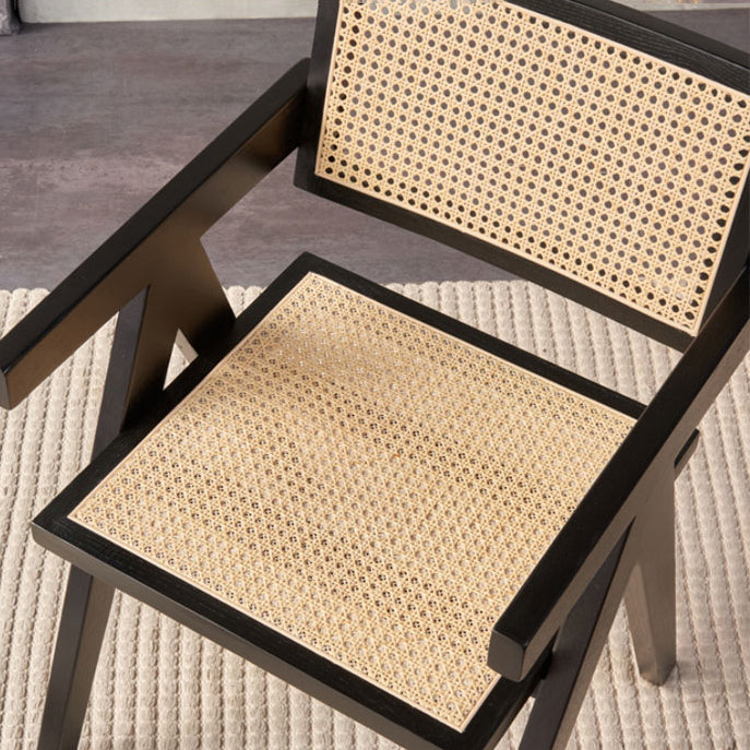 Traditional Wood Dining Arm Chair Rattan Dining Chairs for Restaurant Use Clearhalo ' kitchen&dining_furn' 'Dining Chairs' 'Dining Tables & Seating' 'dining_chair' 'furn' 'furn_dining_chair' 'Furniture' 'furniture_dining_chair' 'Kitchen & Dining Furniture' 'kitchen' 4260881