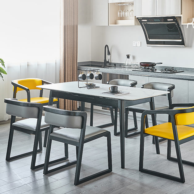 Traditional Wood Dining Side Chair Open Back Dining Side Chair for Home Use Clearhalo ' kitchen&dining_furn' 'Dining Chairs' 'Dining Tables & Seating' 'dining_chair' 'furn' 'furn_dining_chair' 'Furniture' 'furniture_dining_chair' 'Kitchen & Dining Furniture' 'kitchen' 4260904