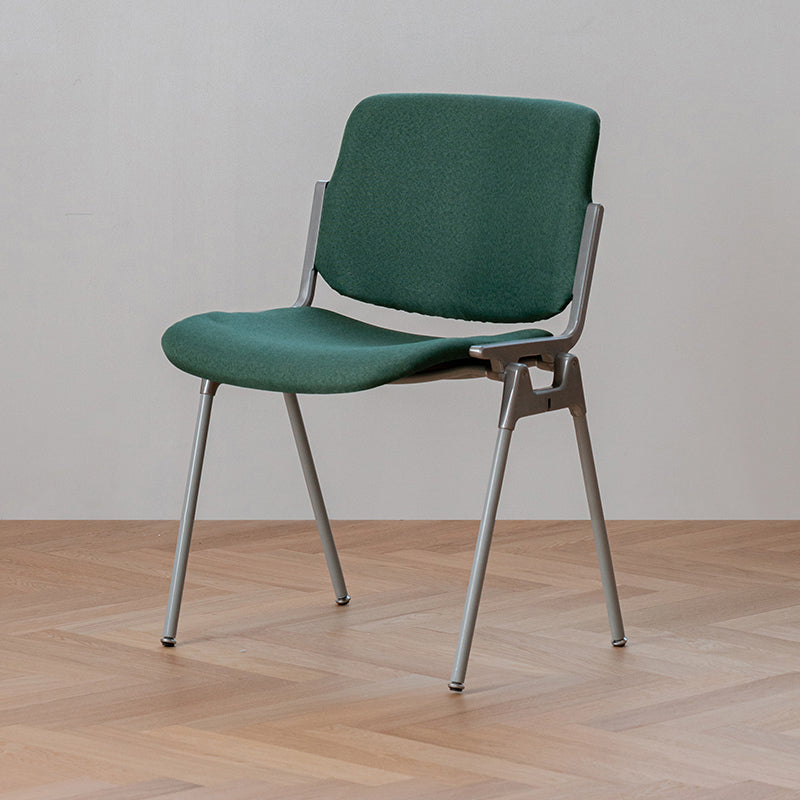 Contemporary Style Dining Chair Armless Open Back Chairs with Metal Legs Green 1 Piece Clearhalo ' kitchen&dining_furn' 'Dining Chairs' 'Dining Tables & Seating' 'dining_chair' 'furn' 'furn_dining_chair' 'Furniture' 'furniture_dining_chair' 'Kitchen & Dining Furniture' 'kitchen' 4260912