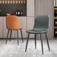 Modern Leather Meeting Room Side Chair Solid Back Matte Finish Dining Chair Clearhalo ' kitchen&dining_furn' 'Dining Chairs' 'Dining Tables & Seating' 'dining_chair' 'Furniture' 'furniture_dining_chair' 'Kitchen & Dining Furniture' 'kitchen' 4260930