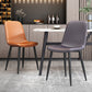 Modern Leather Meeting Room Side Chair Solid Back Matte Finish Dining Chair Clearhalo ' kitchen&dining_furn' 'Dining Chairs' 'Dining Tables & Seating' 'dining_chair' 'Furniture' 'furniture_dining_chair' 'Kitchen & Dining Furniture' 'kitchen' 4260946