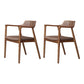 Traditional Wood Dining Arm Chair Faux Leather Dining Chairs for Home Use Walnut 2 Piece Set Clearhalo ' kitchen&dining_furn' 'Dining Chairs' 'Dining Tables & Seating' 'dining_chair' 'furn' 'furn_dining_chair' 'Furniture' 'furniture_dining_chair' 'Kitchen & Dining Furniture' 'kitchen' 4260975