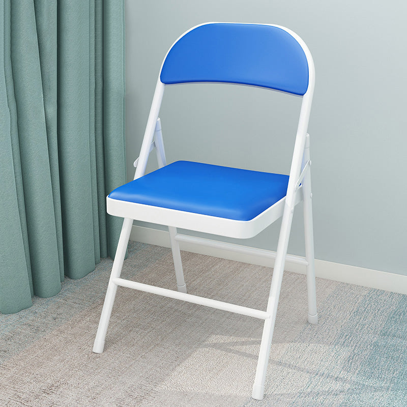 Contemporary Style Open Back Dining Side Chairs Upholstered Side Chair Blue 1 Piece Clearhalo ' kitchen&dining_furn' 'Dining Chairs' 'Dining Tables & Seating' 'dining_chair' 'furn' 'furn_dining_chair' 'Furniture' 'furniture_dining_chair' 'Kitchen & Dining Furniture' 'kitchen' 4260998