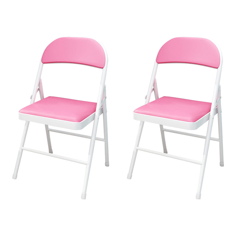 Contemporary Style Open Back Dining Side Chairs Upholstered Side Chair Pink 2 Piece Set Clearhalo ' kitchen&dining_furn' 'Dining Chairs' 'Dining Tables & Seating' 'dining_chair' 'furn' 'furn_dining_chair' 'Furniture' 'furniture_dining_chair' 'Kitchen & Dining Furniture' 'kitchen' 4261011
