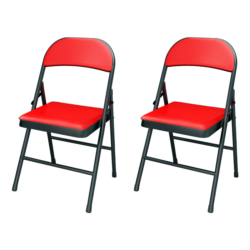 Contemporary Style Open Back Dining Side Chairs Upholstered Side Chair Red 2 Piece Set Clearhalo ' kitchen&dining_furn' 'Dining Chairs' 'Dining Tables & Seating' 'dining_chair' 'furn' 'furn_dining_chair' 'Furniture' 'furniture_dining_chair' 'Kitchen & Dining Furniture' 'kitchen' 4261018