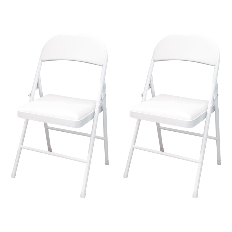 Contemporary Style Open Back Dining Side Chairs Upholstered Side Chair White 2 Piece Set Clearhalo ' kitchen&dining_furn' 'Dining Chairs' 'Dining Tables & Seating' 'dining_chair' 'furn' 'furn_dining_chair' 'Furniture' 'furniture_dining_chair' 'Kitchen & Dining Furniture' 'kitchen' 4261021