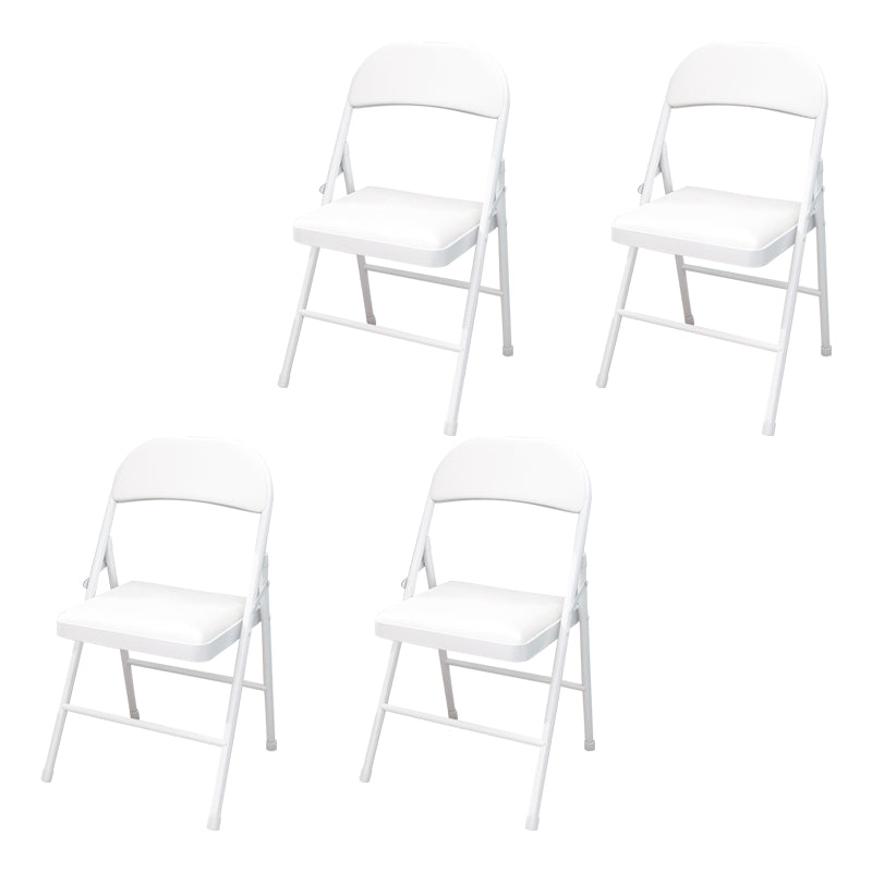 Contemporary Style Open Back Dining Side Chairs Upholstered Side Chair White 4 Piece Set Clearhalo ' kitchen&dining_furn' 'Dining Chairs' 'Dining Tables & Seating' 'dining_chair' 'furn' 'furn_dining_chair' 'Furniture' 'furniture_dining_chair' 'Kitchen & Dining Furniture' 'kitchen' 4261022