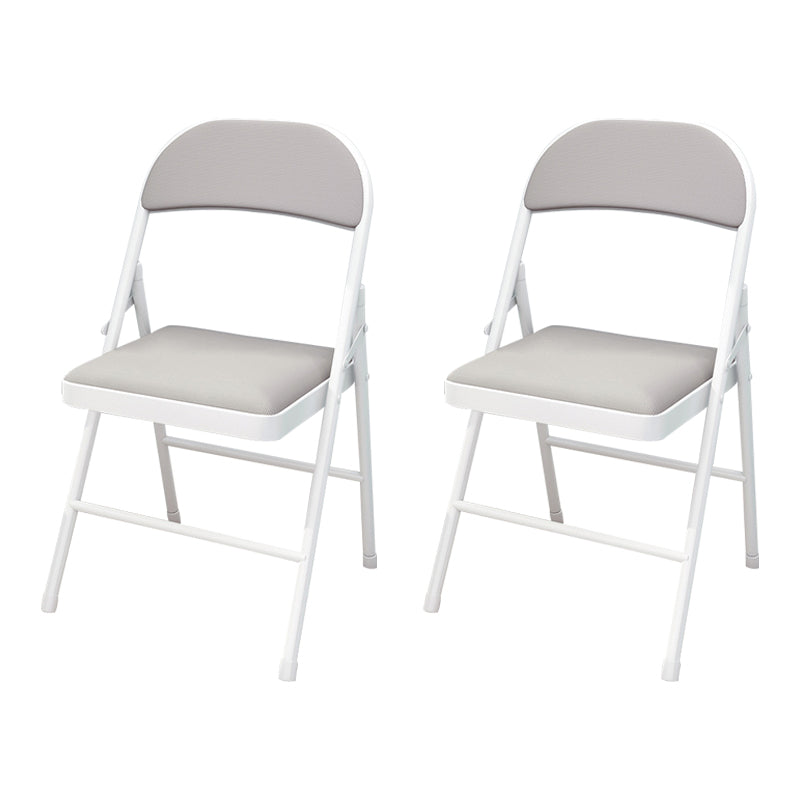 Contemporary Style Open Back Dining Side Chairs Upholstered Side Chair Grey 2 Piece Set Clearhalo ' kitchen&dining_furn' 'Dining Chairs' 'Dining Tables & Seating' 'dining_chair' 'furn' 'furn_dining_chair' 'Furniture' 'furniture_dining_chair' 'Kitchen & Dining Furniture' 'kitchen' 4261042