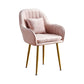 Scandinavian Powder Room Solid Back Side Chair Velvet Matte Finish Dining Chair Clearhalo ' kitchen&dining_furn' 'Dining Chairs' 'Dining Tables & Seating' 'dining_chair' 'furn' 'furn_dining_chair' 'Furniture' 'furniture_dining_chair' 'Kitchen & Dining Furniture' 'kitchen' 4261083