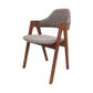 Scandinavian Study Room Open Back Arm Chair Upholstered Matte Finish Dining Chair Brown 1 Piece Clearhalo ' kitchen&dining_furn' 'Dining Chairs' 'Dining Tables & Seating' 'dining_chair' 'furn' 'furn_dining_chair' 'Furniture' 'furniture_dining_chair' 'Kitchen & Dining Furniture' 'kitchen' 4261138