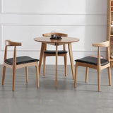 Contemporary Wood Dining Side Chair Open Back Dining Chair with Walnut Legs Clearhalo ' kitchen&dining_furn' 'Dining Chairs' 'Dining Tables & Seating' 'dining_chair' 'furn' 'furn_dining_chair' 'Furniture' 'furniture_dining_chair' 'Kitchen & Dining Furniture' 'kitchen' 4261173