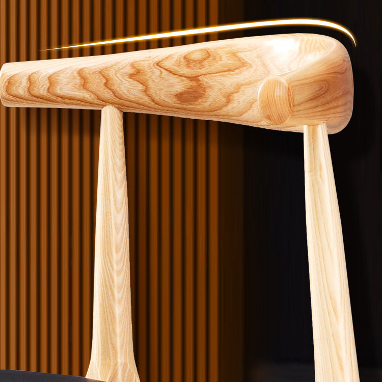 Contemporary Wood Dining Side Chair Open Back Dining Chair with Walnut Legs Clearhalo ' kitchen&dining_furn' 'Dining Chairs' 'Dining Tables & Seating' 'dining_chair' 'furn' 'furn_dining_chair' 'Furniture' 'furniture_dining_chair' 'Kitchen & Dining Furniture' 'kitchen' 4261179