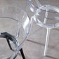 Contemporary Plastic Restaurant Side Chair Clear Open Back Dining Chair Clearhalo ' kitchen&dining_furn' 'Dining Chairs' 'Dining Tables & Seating' 'dining_chair' 'furn' 'furn_dining_chair' 'Furniture' 'furniture_dining_chair' 'Kitchen & Dining Furniture' 'kitchen' 4261199