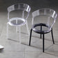 Contemporary Plastic Restaurant Side Chair Clear Open Back Dining Chair Clearhalo ' kitchen&dining_furn' 'Dining Chairs' 'Dining Tables & Seating' 'dining_chair' 'furn' 'furn_dining_chair' 'Furniture' 'furniture_dining_chair' 'Kitchen & Dining Furniture' 'kitchen' 4261200