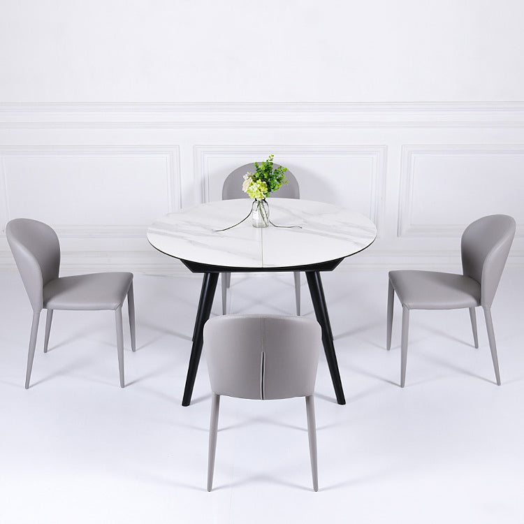 Contemporary Leather Conference Room Side Chair Wingback Dining Chair Clearhalo ' kitchen&dining_furn' 'Dining Chairs' 'Dining Tables & Seating' 'dining_chair' 'furn' 'furn_dining_chair' 'Furniture' 'furniture_dining_chair' 'Kitchen & Dining Furniture' 'kitchen' 4261210