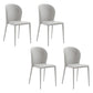 Contemporary Leather Conference Room Side Chair Wingback Dining Chair Light Gray 4 Piece Set Clearhalo ' kitchen&dining_furn' 'Dining Chairs' 'Dining Tables & Seating' 'dining_chair' 'furn' 'furn_dining_chair' 'Furniture' 'furniture_dining_chair' 'Kitchen & Dining Furniture' 'kitchen' 4261223