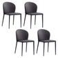 Contemporary Leather Conference Room Side Chair Wingback Dining Chair Black 4 Piece Set Clearhalo ' kitchen&dining_furn' 'Dining Chairs' 'Dining Tables & Seating' 'dining_chair' 'furn' 'furn_dining_chair' 'Furniture' 'furniture_dining_chair' 'Kitchen & Dining Furniture' 'kitchen' 4261225