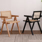 Modern Wood Dining Room Chair Arm Rattan Dining Chairs for Restaurant Use Clearhalo ' kitchen&dining_furn' 'Dining Chairs' 'Dining Tables & Seating' 'dining_chair' 'furn' 'furn_dining_chair' 'Furniture' 'furniture_dining_chair' 'Kitchen & Dining Furniture' 'kitchen' 4261271