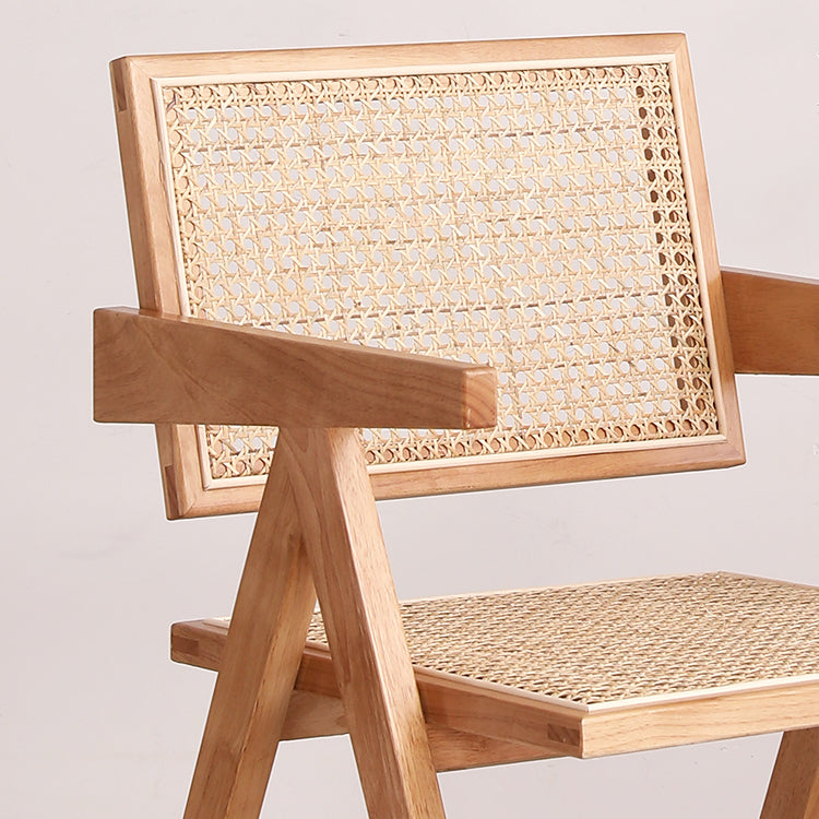 Modern Wood Dining Room Chair Arm Rattan Dining Chairs for Restaurant Use Clearhalo ' kitchen&dining_furn' 'Dining Chairs' 'Dining Tables & Seating' 'dining_chair' 'furn' 'furn_dining_chair' 'Furniture' 'furniture_dining_chair' 'Kitchen & Dining Furniture' 'kitchen' 4261280