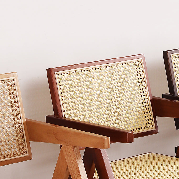 Modern Wood Dining Room Chair Arm Rattan Dining Chairs for Restaurant Use Clearhalo ' kitchen&dining_furn' 'Dining Chairs' 'Dining Tables & Seating' 'dining_chair' 'furn' 'furn_dining_chair' 'Furniture' 'furniture_dining_chair' 'Kitchen & Dining Furniture' 'kitchen' 4261286