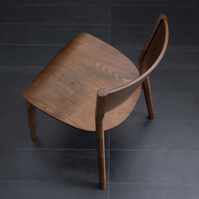 Contemporary Wood Dining Room Chair Armless Open Back Dining Side Chair Clearhalo ' kitchen&dining_furn' 'Dining Chairs' 'Dining Tables & Seating' 'dining_chair' 'furn' 'furn_dining_chair' 'Furniture' 'furniture_dining_chair' 'Kitchen & Dining Furniture' 'kitchen' 4261297