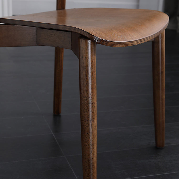 Contemporary Wood Dining Room Chair Armless Open Back Dining Side Chair Clearhalo ' kitchen&dining_furn' 'Dining Chairs' 'Dining Tables & Seating' 'dining_chair' 'furn' 'furn_dining_chair' 'Furniture' 'furniture_dining_chair' 'Kitchen & Dining Furniture' 'kitchen' 4261301