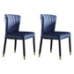 Indoor Scandinavian Side Chair Upholstered Wingback Wood Dining Room Chair Blue 2 Piece Set Clearhalo ' kitchen&dining_furn' 'Dining Chairs' 'Dining Tables & Seating' 'dining_chair' 'furn' 'furn_dining_chair' 'Furniture' 'furniture_dining_chair' 'Kitchen & Dining Furniture' 'kitchen' 4261311