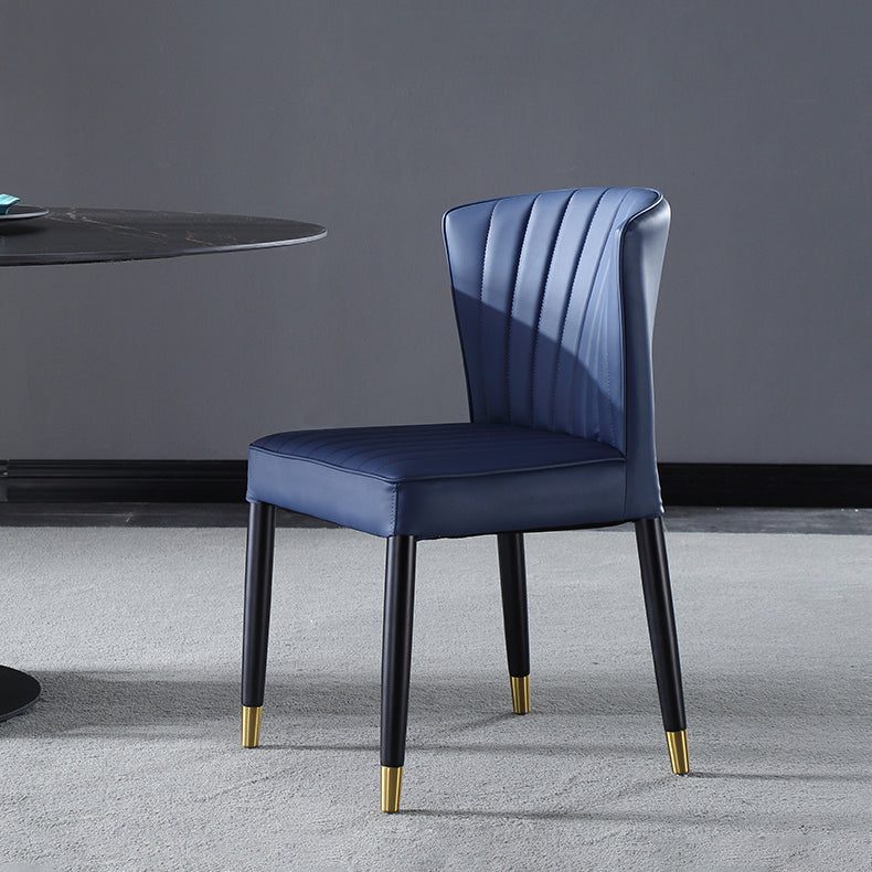 Indoor Scandinavian Side Chair Upholstered Wingback Wood Dining Room Chair Clearhalo ' kitchen&dining_furn' 'Dining Chairs' 'Dining Tables & Seating' 'dining_chair' 'furn' 'furn_dining_chair' 'Furniture' 'furniture_dining_chair' 'Kitchen & Dining Furniture' 'kitchen' 4261312