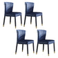 Indoor Scandinavian Side Chair Upholstered Wingback Wood Dining Room Chair Blue 4 Piece Set Clearhalo ' kitchen&dining_furn' 'Dining Chairs' 'Dining Tables & Seating' 'dining_chair' 'furn' 'furn_dining_chair' 'Furniture' 'furniture_dining_chair' 'Kitchen & Dining Furniture' 'kitchen' 4261313