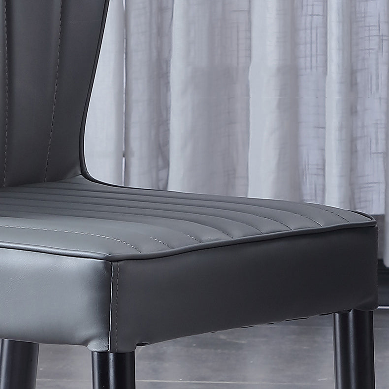 Indoor Scandinavian Side Chair Upholstered Wingback Wood Dining Room Chair Clearhalo ' kitchen&dining_furn' 'Dining Chairs' 'Dining Tables & Seating' 'dining_chair' 'furn' 'furn_dining_chair' 'Furniture' 'furniture_dining_chair' 'Kitchen & Dining Furniture' 'kitchen' 4261316