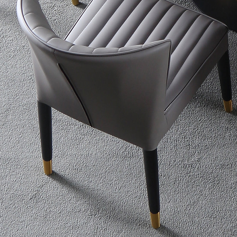 Indoor Scandinavian Side Chair Upholstered Wingback Wood Dining Room Chair Clearhalo ' kitchen&dining_furn' 'Dining Chairs' 'Dining Tables & Seating' 'dining_chair' 'furn' 'furn_dining_chair' 'Furniture' 'furniture_dining_chair' 'Kitchen & Dining Furniture' 'kitchen' 4261318